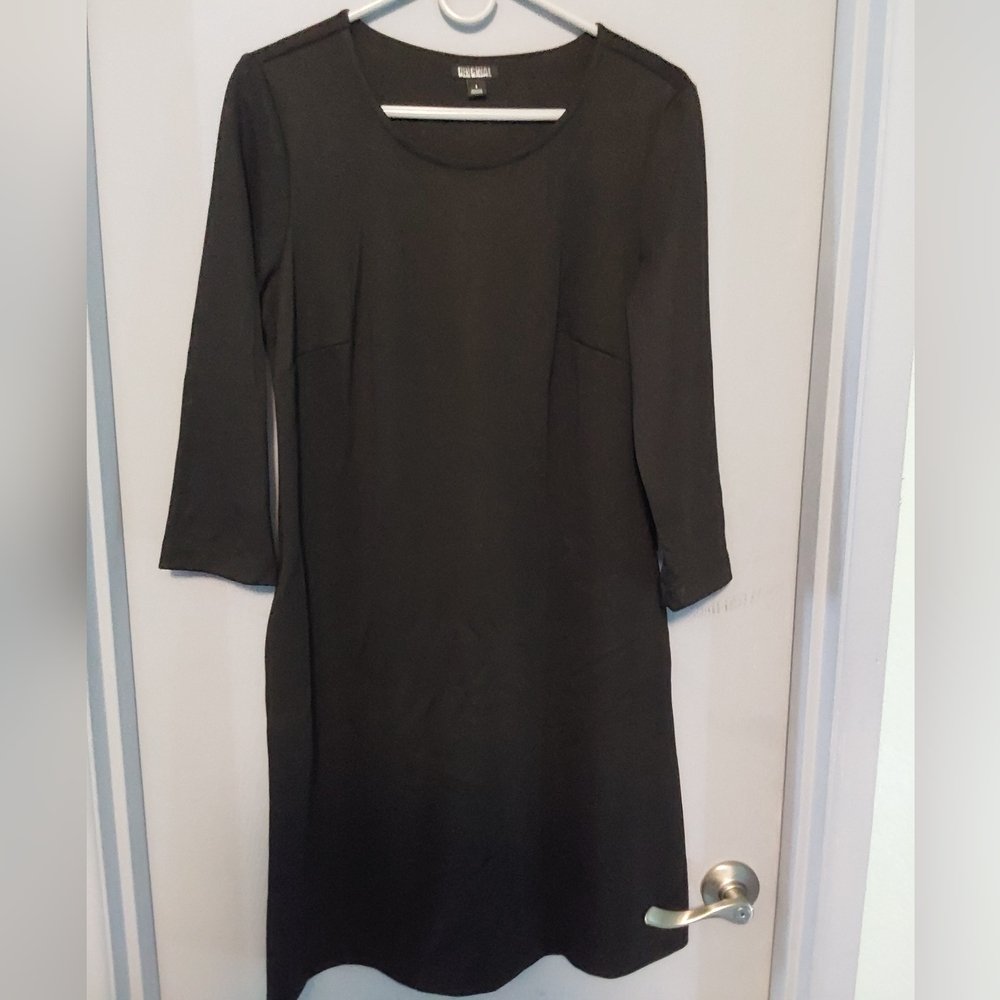 Nicole Miller Long Sleeve Black Dress